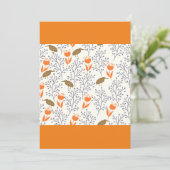 Uitnodigingen voor Plant van vogels (Staand voorkant)