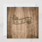 Uitnodigingen voor plattelands-, -, Boerderij- en (Achterkant)