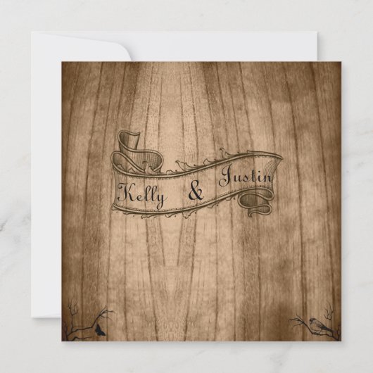 Uitnodigingen voor plattelands-, -, Boerderij- en (Achterkant)