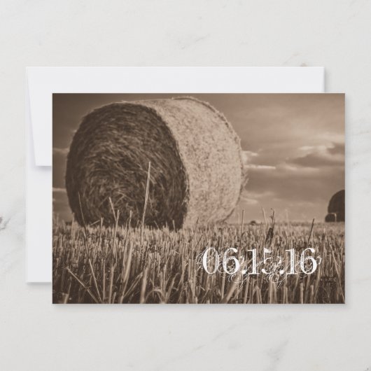 Uitnodigingen voor plattelands-weduwen in het bijt (Achterkant)