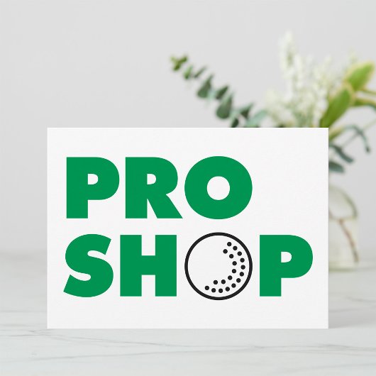 Uitnodigingen voor Pro Shop-bord