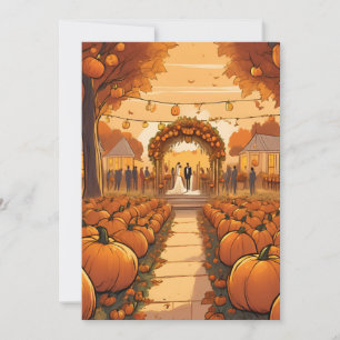 Uitnodigingen voor Pumpkin herfst Engagement