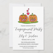 Uitnodigingen voor Pumpkin herfst Engagement (Voorkant)