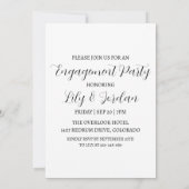 Uitnodigingen voor Pumpkin herfst Engagement (Achterkant)