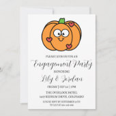 Uitnodigingen voor Pumpkin herfst Engagement (Voorkant)