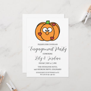Uitnodigingen voor Pumpkin herfst Engagement