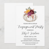 Uitnodigingen voor Pumpkin herfst Engagement (Voorkant / Achterkant)