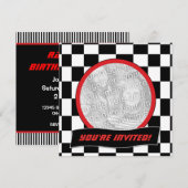 Uitnodigingen voor racehandelaars (Voorkant / Achterkant)