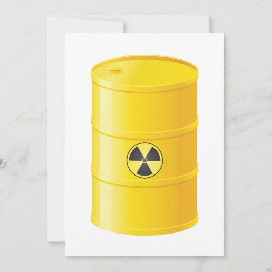 Uitnodigingen voor radioactief afval (Voorkant)