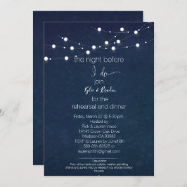 Uitnodigingen voor repetitie diner/ feest/ sterren