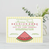 Uitnodigingen voor reünie over de watermeloensluit (Staand voorkant)