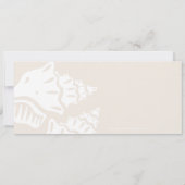 Uitnodigingen voor ridderbruiloft elegant modern d (Achterkant)