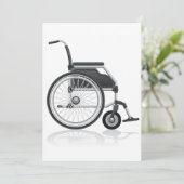 Uitnodigingen voor rolstoelen (Staand voorkant)