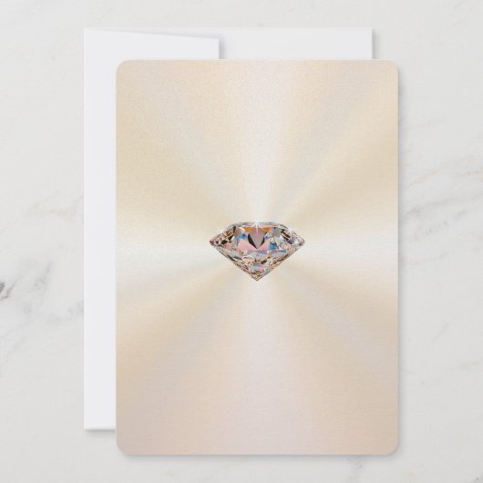 Uitnodigingen voor roze gouden jubileum, gepersona (Achterkant)