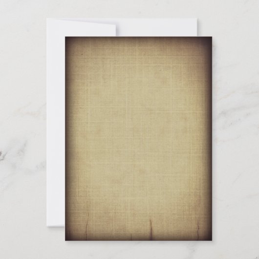 Uitnodigingen voor Rustic Paper Flourish Wedding (Achterkant)