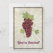 Uitnodigingen voor rustieke cocktailparty (Achterkant)