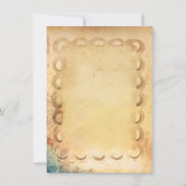 Uitnodigingen voor  Rustige papierbridale douches (Achterkant)