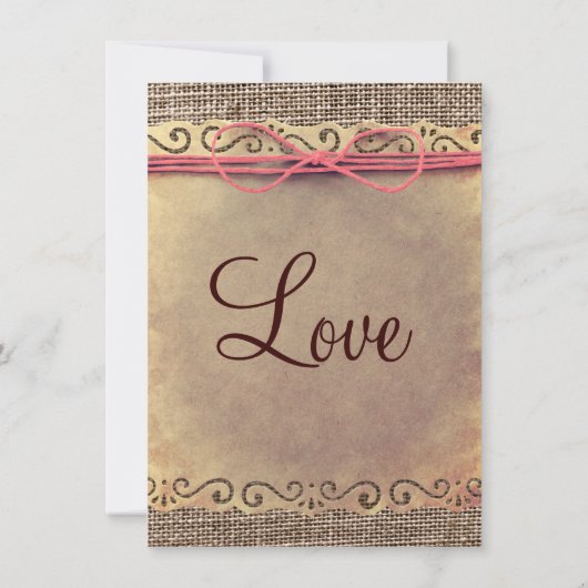 Uitnodigingen voor Rustige  papieren bruiloft (Achterkant)