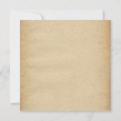 Uitnodigingen voor Rustige Vintage Parchment Weddi (Achterkant)