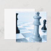 Uitnodigingen voor schaakontwerp (Voorkant / Achterkant)