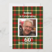 Uitnodigingen voor Schotse themafeesten (Voorkant)