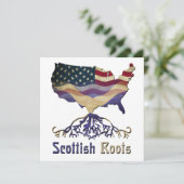 Uitnodigingen voor Scottish American Ancestry (Staand voorkant)
