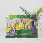Uitnodigingen voor Seurat La Grande Jatte (Staand voorkant)