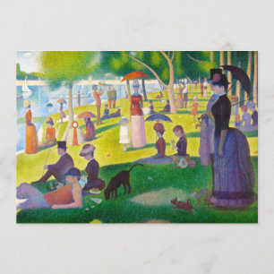 Uitnodigingen voor Seurat La Grande Jatte