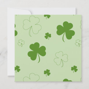 uitnodigingen voor shamrock clover leaf bruiloft