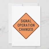 Uitnodigingen voor Signaal Operatie Gewijzigd (Voorkant)