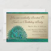 Uitnodigingen voor sjabloon van 80e verjaardagspar (Achterkant)