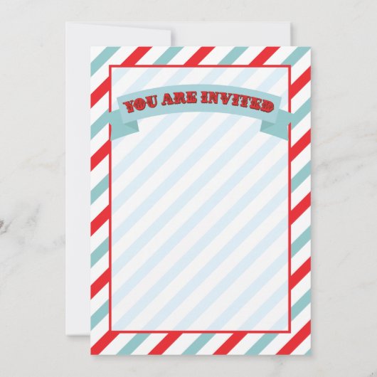 Uitnodigingen voor snor babyshower (Achterkant)