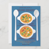 Uitnodigingen voor Soepavond Dinner Party (Voorkant)