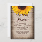 Uitnodigingen voor soonsbloem in de Rustische land (Voorkant)