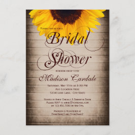 Uitnodigingen voor soonsbloem in de Rustische land