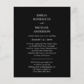 Uitnodigingen voor Spaans Huwelijk Tweetalig Budge Flyer (Voorkant)