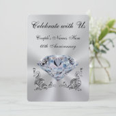 Uitnodigingen voor speciaal diamant-Jubileum (Staand voorkant)