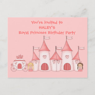 Uitnodigingen voor speciale prinses-verjaardagsfee