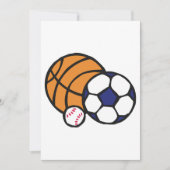 Uitnodigingen voor sportboxen (Voorkant)