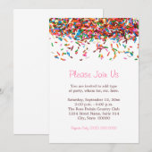 Uitnodigingen voor springen (Voorkant / Achterkant)