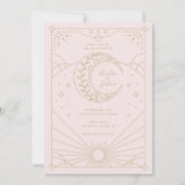 Uitnodigingen voor Stardust Wedding (Voorkant)