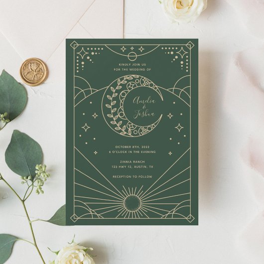 Uitnodigingen voor Stardust Wedding