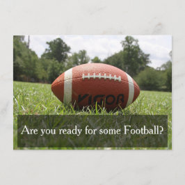 Uitnodigingen voor Superbowl Party