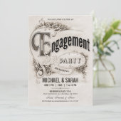 Uitnodigingen voor Supreme  Engagement Party (Staand voorkant)