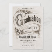 Uitnodigingen voor Supreme Photo Graduation Party (Voorkant)