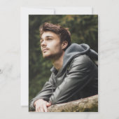 Uitnodigingen voor Supreme Photo Graduation Party (Achterkant)