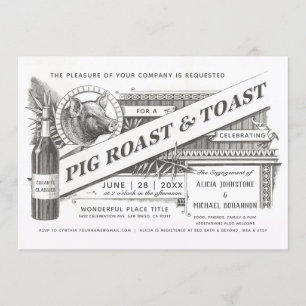 Uitnodigingen voor Supreme  Pig Roast & Toast