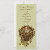 Uitnodigingen voor Thanksgiving, DIY achtergrond (Voorkant)