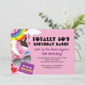 Uitnodigingen voor themagefeestjes van 80 jaar (Staand voorkant)