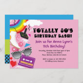 Uitnodigingen voor themagefeestjes van 80 jaar (Voorkant / Achterkant)